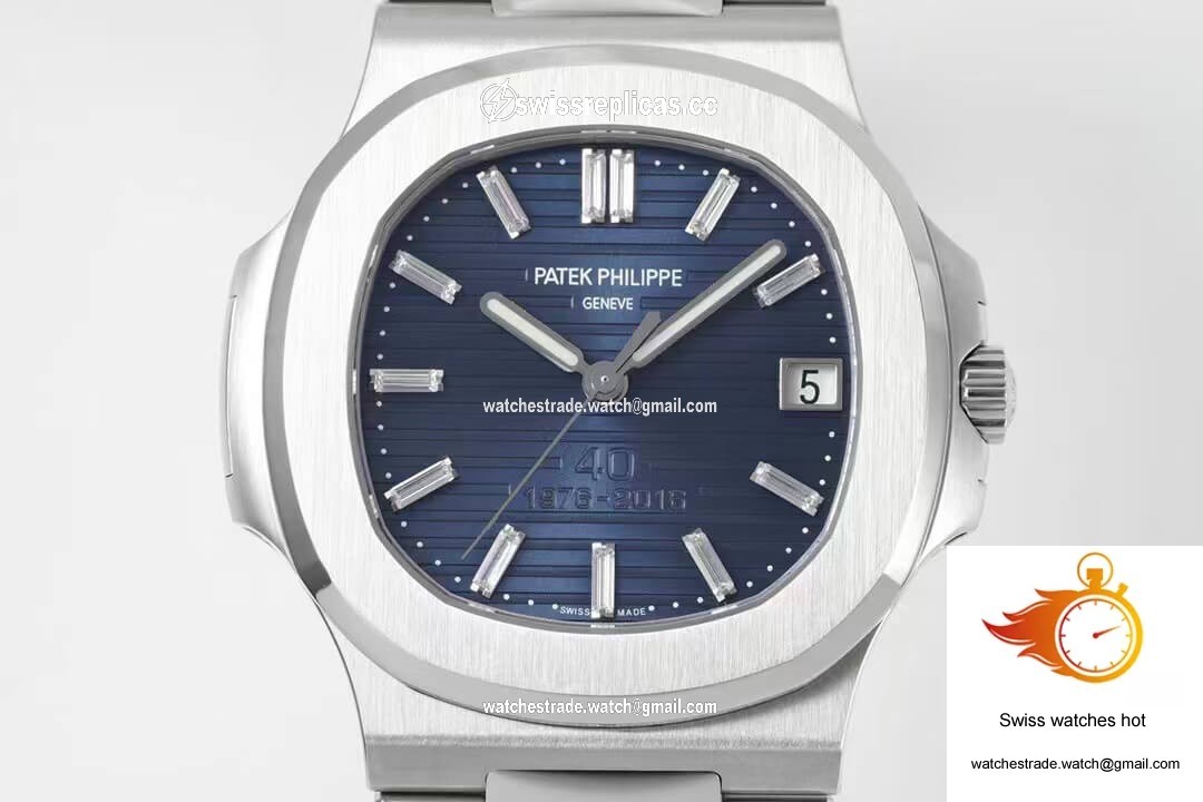 Patek Philippe Nautilus 5711/1P 40th Anniversary Edition PPF Factory Dark Blue Dial 2
