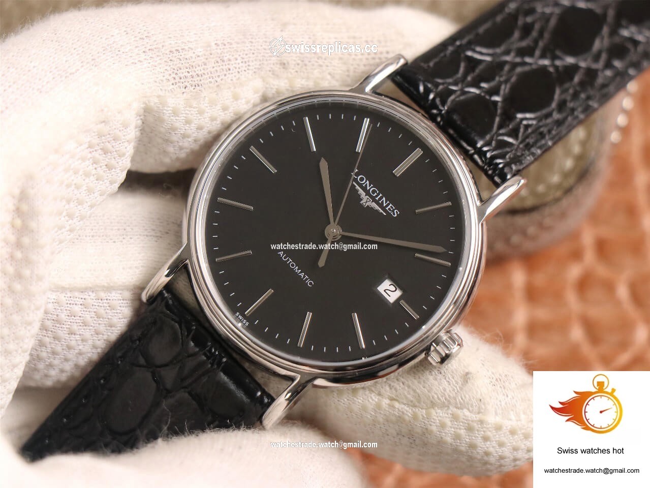 Longines Presence L4.921.4.52.2 KY factory Black Dial 2