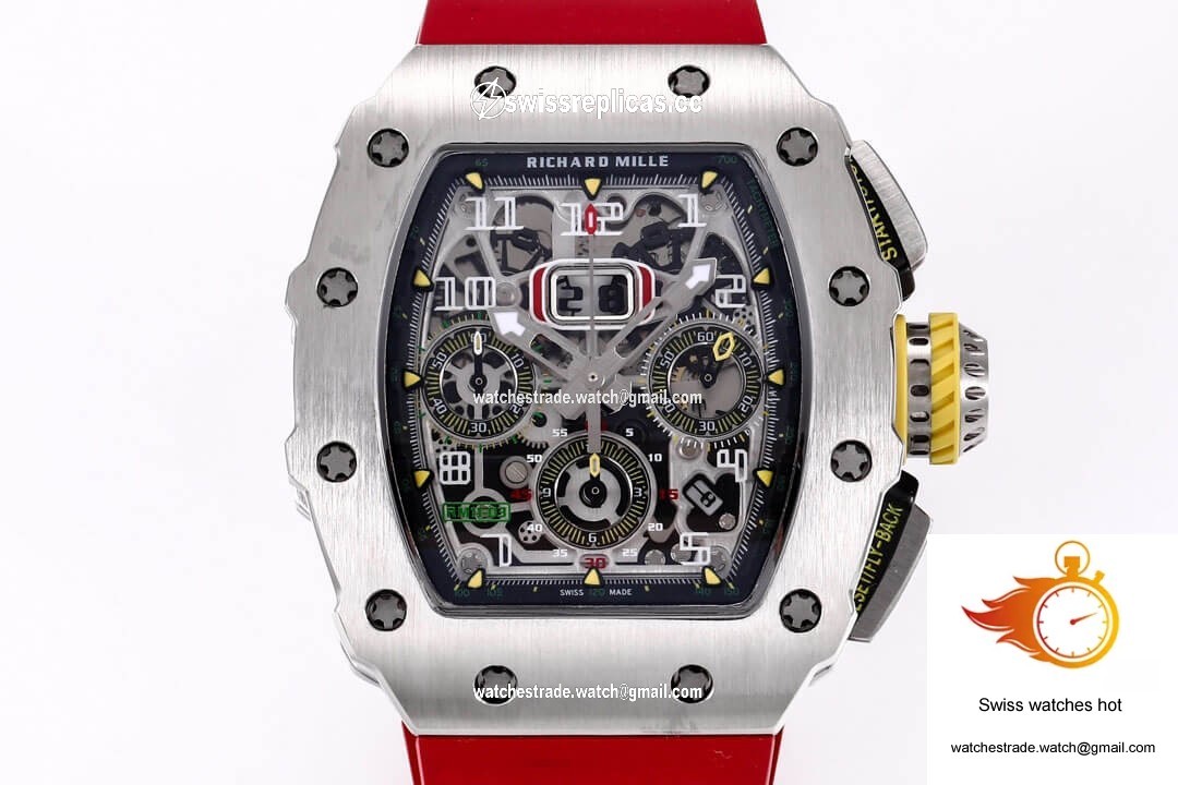 Richard Mille RM11-03RG KV Factory Titanium Red Strap 2