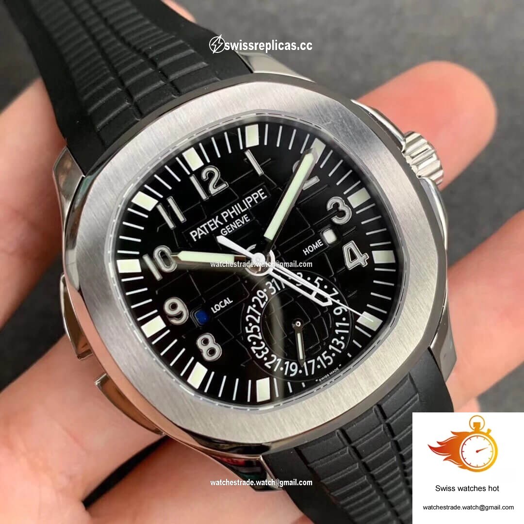 Patek Philippe Aquanaut 5164A-001 GR Factory Stainless Steel Black Dial 2