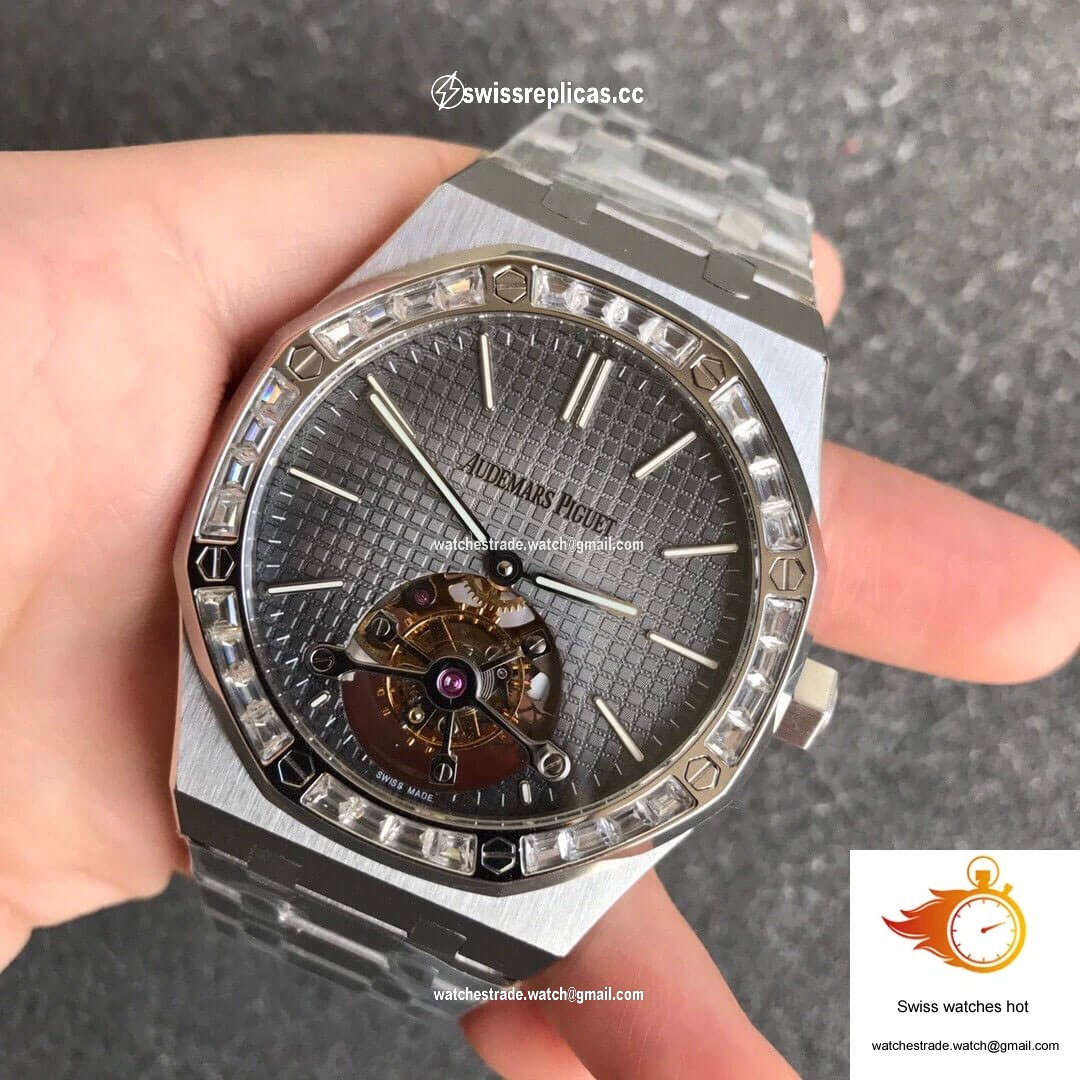 Audemars Piguet Royal Oak Tourbillon Extra Thin 26516PT.ZZ.1220PT.01 R8 Factory Grey Dial 2