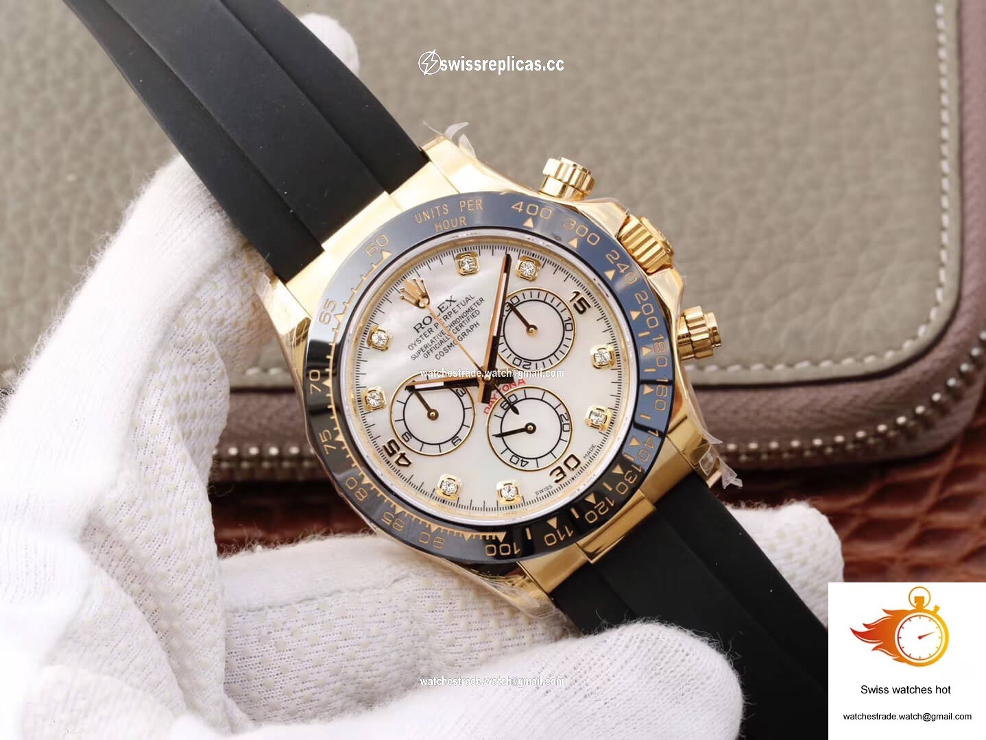 Rolex Daytona Cosmograph M116518ln-0037 JH Factory V6 Diamond Dial 2