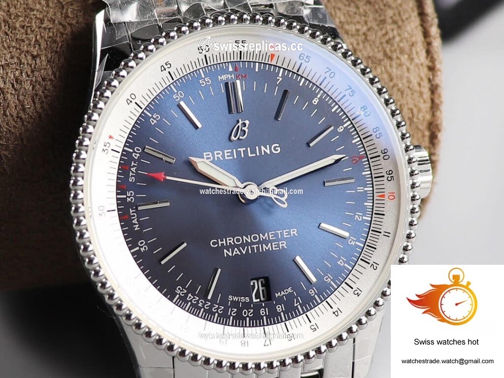 Breitling Navitimer Automatic 38 A17325211C1A1 KOR Factory Blue Dial 2