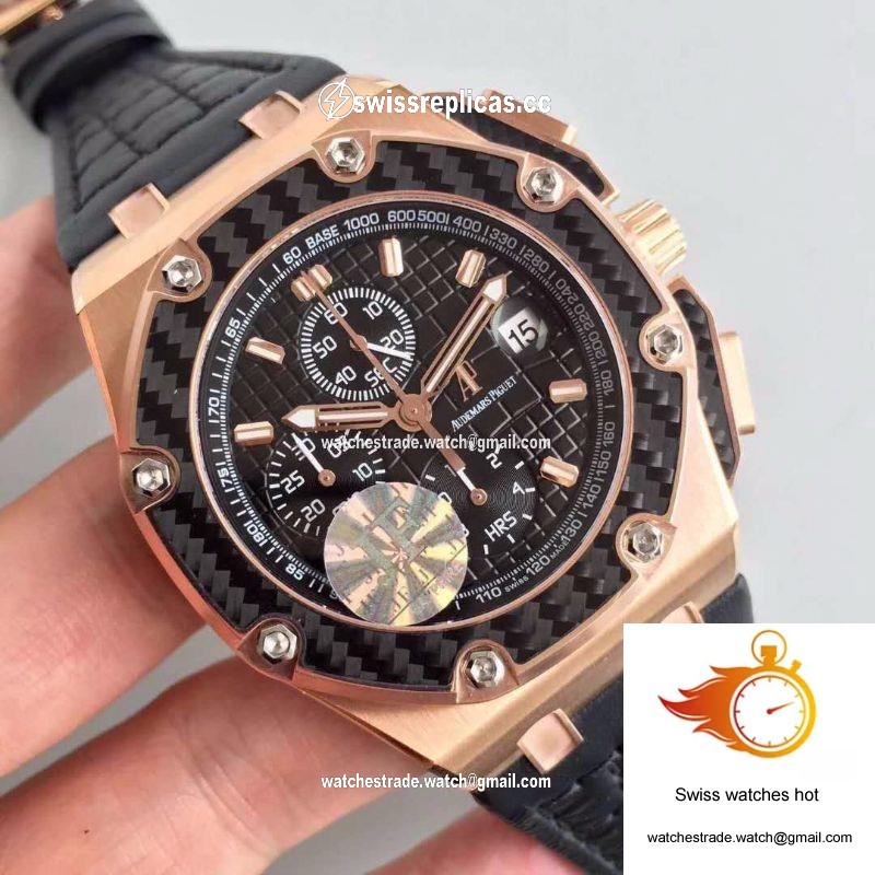 Audemars Piguet Royal Oak Offshore Juan Pablo Montoya 26030RO.00.D001IN.01 JF Factory V2 Black Dial 2