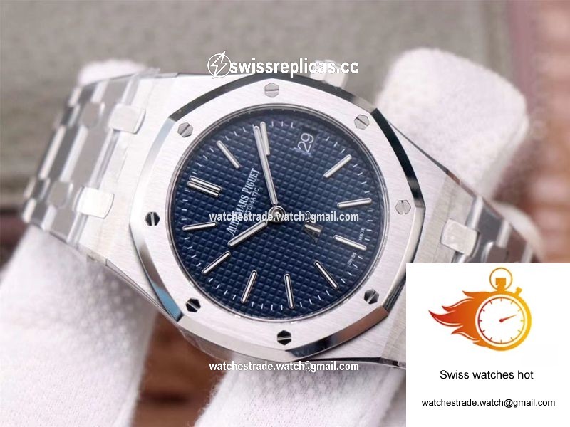 Audemars Piguet Royal Oak Jumbo Extra-Thin 15202ST.OO.1240ST.01 ZF Factory Blue Dial 2