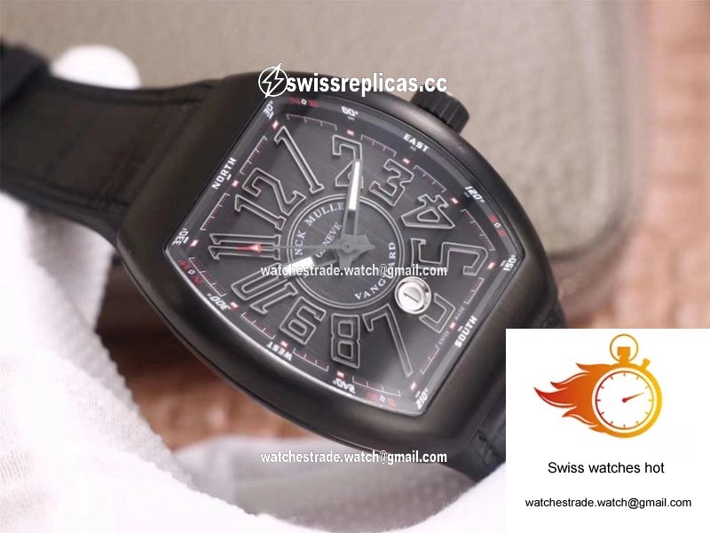 Franck Muller Vanguard V 45 SC DT TT NR BR TT ZF Factory Black Dial 2