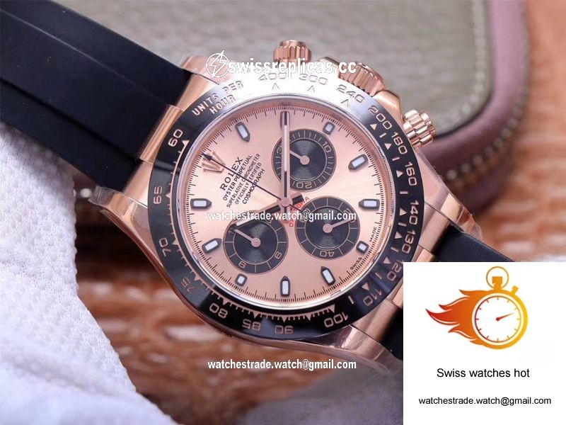 Rolex Daytona M116515LN-0021 Noob Factory Pink Dial 4130 Movement 2