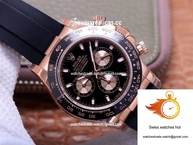 Rolex Daytona M116515LN-0017 Noob Factory Black Dial 4130 Movement 2