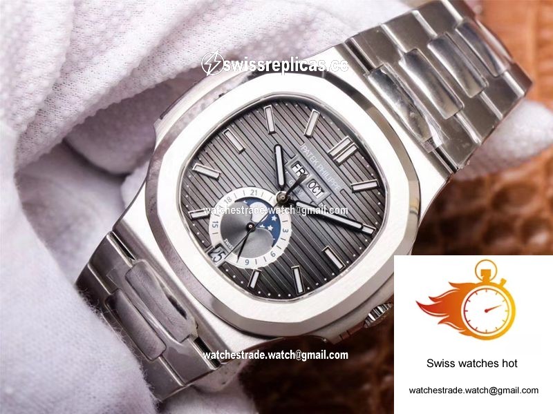 PF Factory Patek Philippe Nautilus 5726/1A-001 Moonphase Gray Dial 2