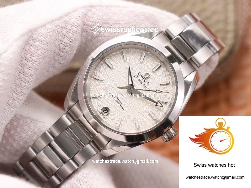 VS Factory Replica Omega Seamaster 220.10.38.20.02.003 Aqua Terra 150M CO AXIAL Master Chronometer Ladies 2
