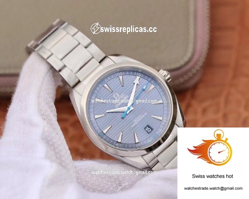 Omega Seamaster Aqua Terra 150M 220.10.41.21.03.002 VS Factory Blue Dial 2