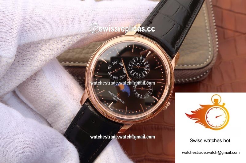 Vacheron Constantin Patrimony Perpetual Calendar 43175/000R-B343 Black Dial 2