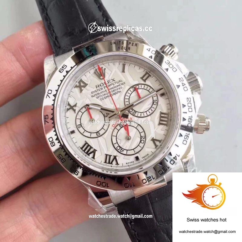 Rolex Daytona Cosmograph 116520 JH Factory Black Leather Strap 2