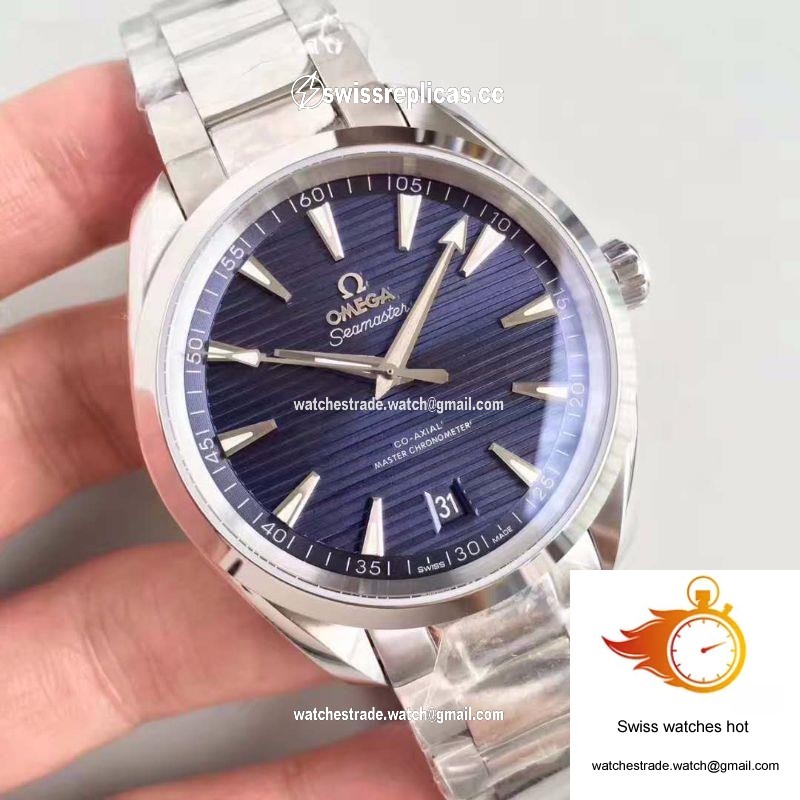 Omega Seamaster Aqua Terra 150M Co-Axial Master 220.10.41.21.03.001 VS Factory Deep Blue Dial 2
