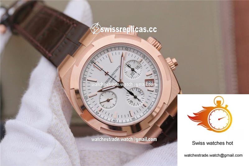 Vacheron Constantin Overseas Chronograph 5500V/000R-B074 8F Factory Silver Dial 2