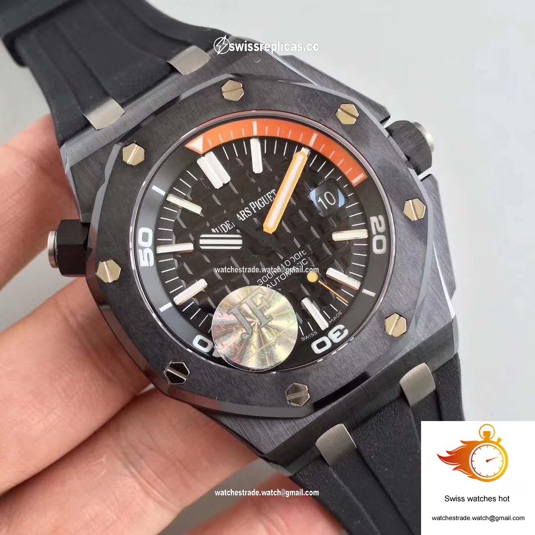 Audemars Piguet Royal Oak Offshore Diver 15707CE.OO.A002CA.01 JF Factory V5 Black Dial 2