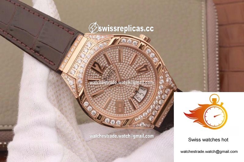 Piaget Polo MKS Factory Rose Gold Case Diamond Dial 2