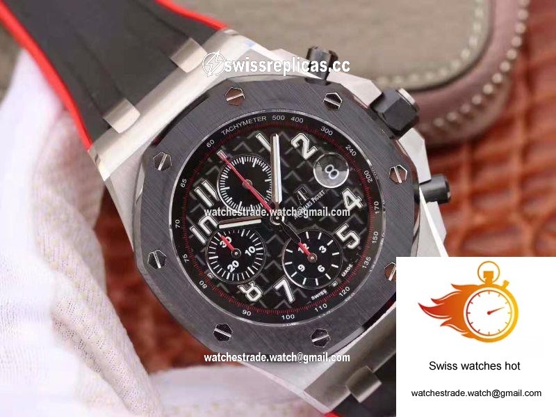 Audemars Piguet Royal Oak Offshore Chronograph Edition Dark Knight 26470 JF Factory V2 Black Dial 2
