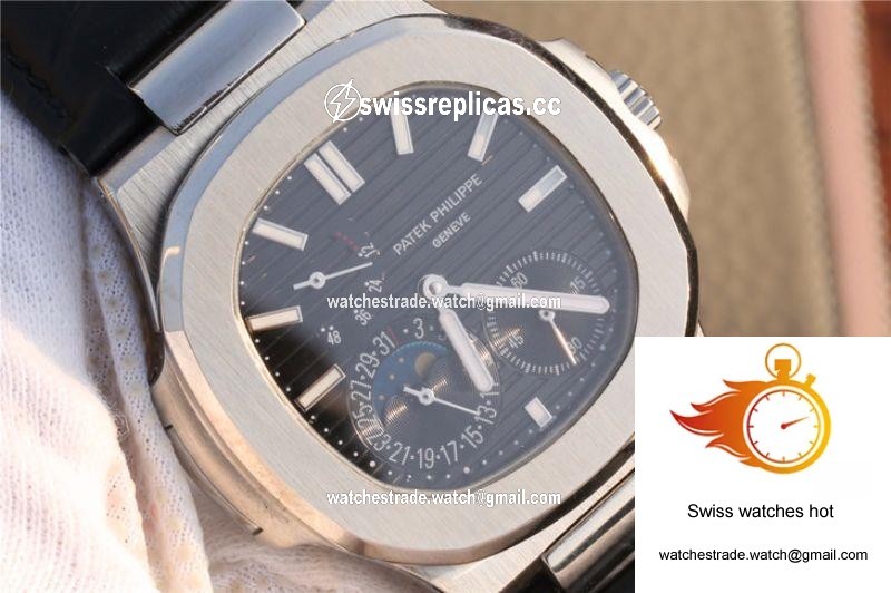 Patek Philippe Nautilus Moonphase 5712G-001 Black Dial 2