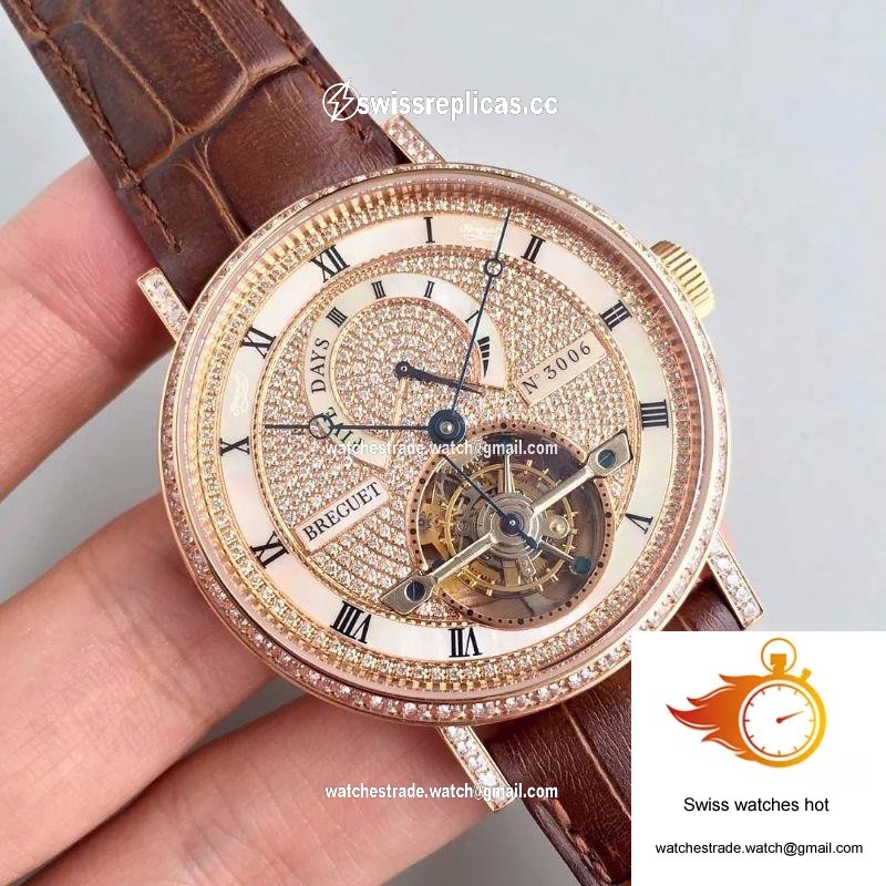 Breguet Classique Complications Tourbillon 5317BR/12/9V6 Diamond Dial 2