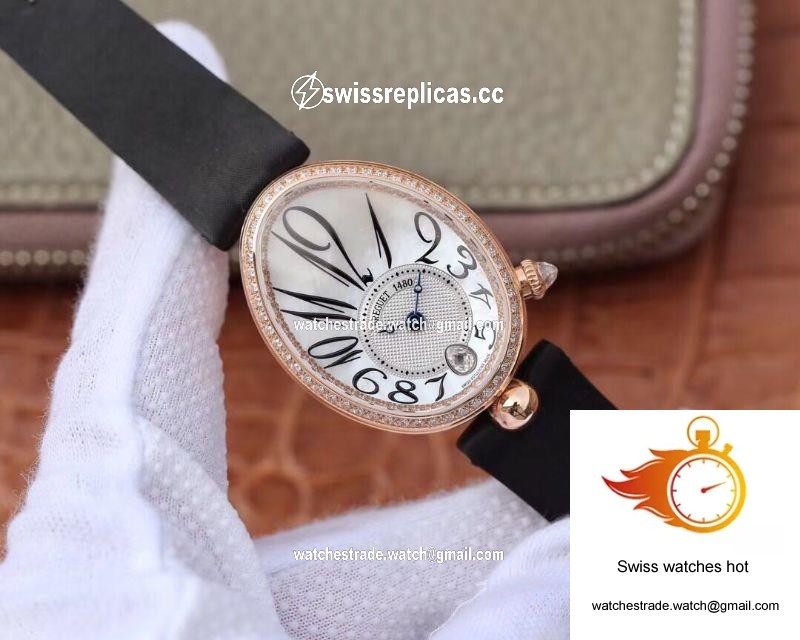 Breguet Reine De Naples 8918BR/58/864/D00D Ladies ZF Factory 18K Rose Gold Mother Of Pearl Dial 2