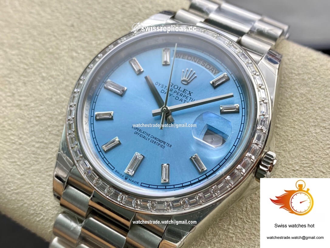 Rolex Day Date 228396TBR EW Factory Diamond Case 3