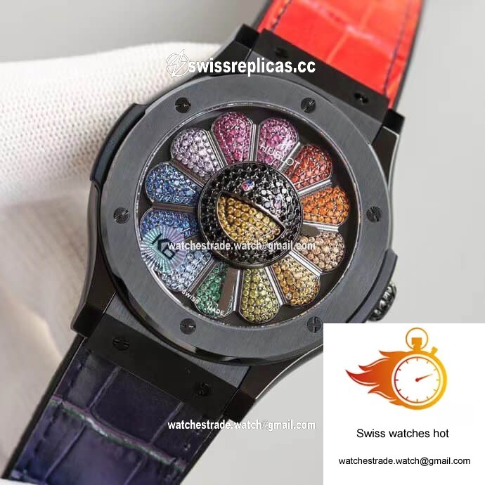Hublot Classic Fusion Takashi Murakami 507.CX.9000.RX.TAK21 Sunflower Colored Dial 3