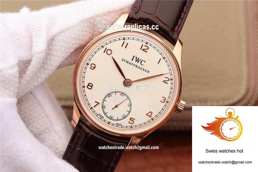 IWC Portuguese IW545409 ZF Factory Rose Gold White Dial 3