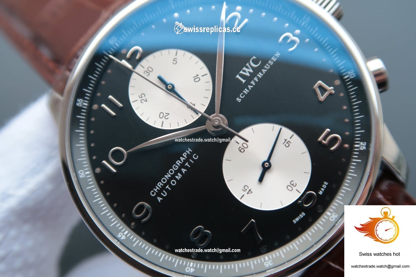 IWC Portugieser IW371404 ZF Factory V7 Black Dial 3