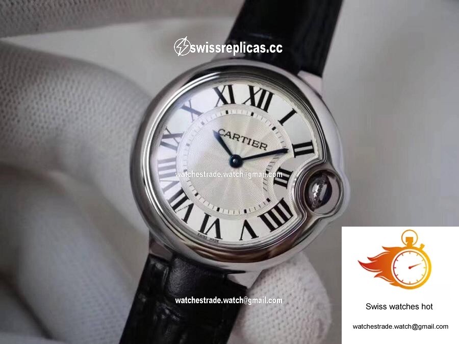 Ballon Bleu De Cartier WE902073 33MM V6 Factory Silver Dial 3