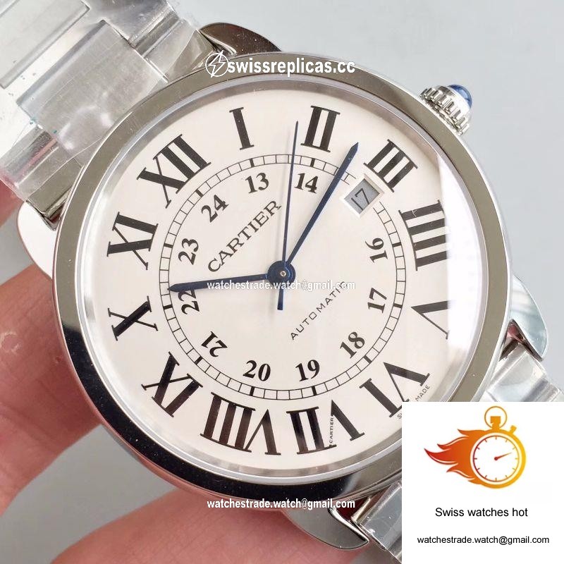 Cartier Ronde Solo De W6701011 42MM ZF Factory White Dial 3
