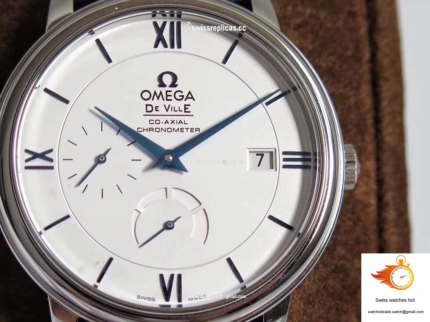 Omega De Ville Prestige Co-Axial Power Reserve 424.53.40.21.04.001 TW Factory White Dial 3