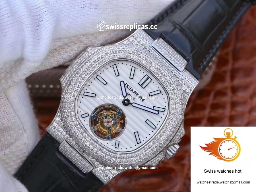 Patek Philippe Nautilus Jumbo 5711 Tourbillon 2018 R8 Factory White Dial 3