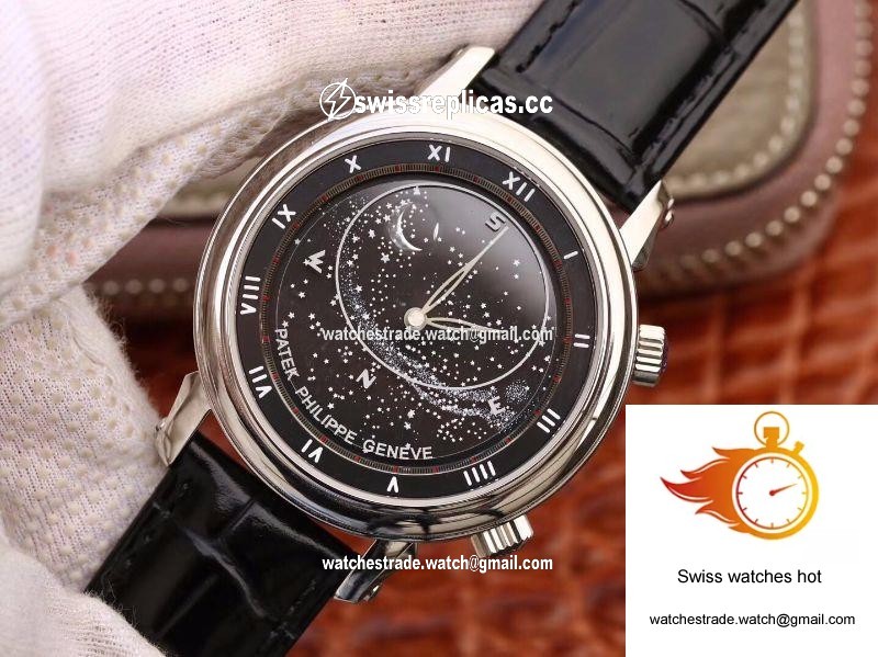 Patek Philippe Grand Complications Sky Moon Celestial 5102G Black Dial TW Factory 3