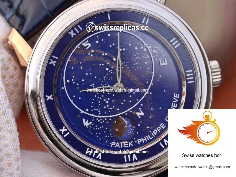 Patek Philippe Grand Complications Sky Moon Celestial Rose Gold 5102PR-001 TW Factory Blue Dial 3