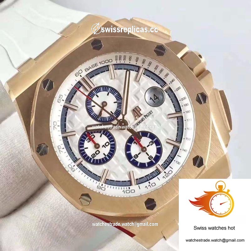 Audemars Piguet Royal Oak Offshore 50 Byblos Saint-Tropez 26408OR.OO.A010CA.01.99 JF Factory V2 White Dial 3