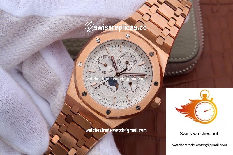Audemars Piguet Royal Oak 41MM 26574OR.OO.1220OR.01 JF Factory White Dial 3
