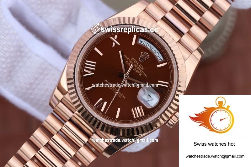 Rolex Day Date 40mm 228235 EW Factory Brown Dial 3
