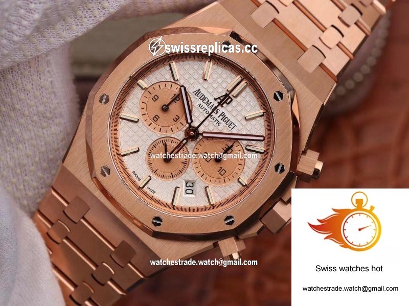 Audemars Piguet Royal Oak Chronograph 26315OR.OO.1256OR.01 OM Factory White Dial 3