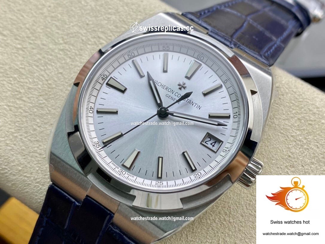 Vacheron Constantin Overseas 4500V 8F Factory Blue Leather Strap 3
