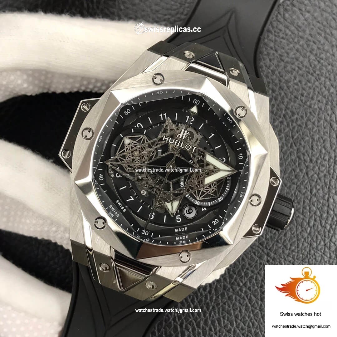 Hublot Big Bang Sang Bleu II 418.NX.1107.RX.MXM19 HB Factory Titanium Case 3