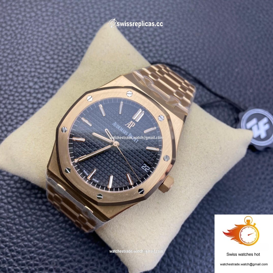 Audemars Piguet Royal Oak 15500OR.OO.1220OR.01 ZF Factory Rose Gold Version Black Dial 3