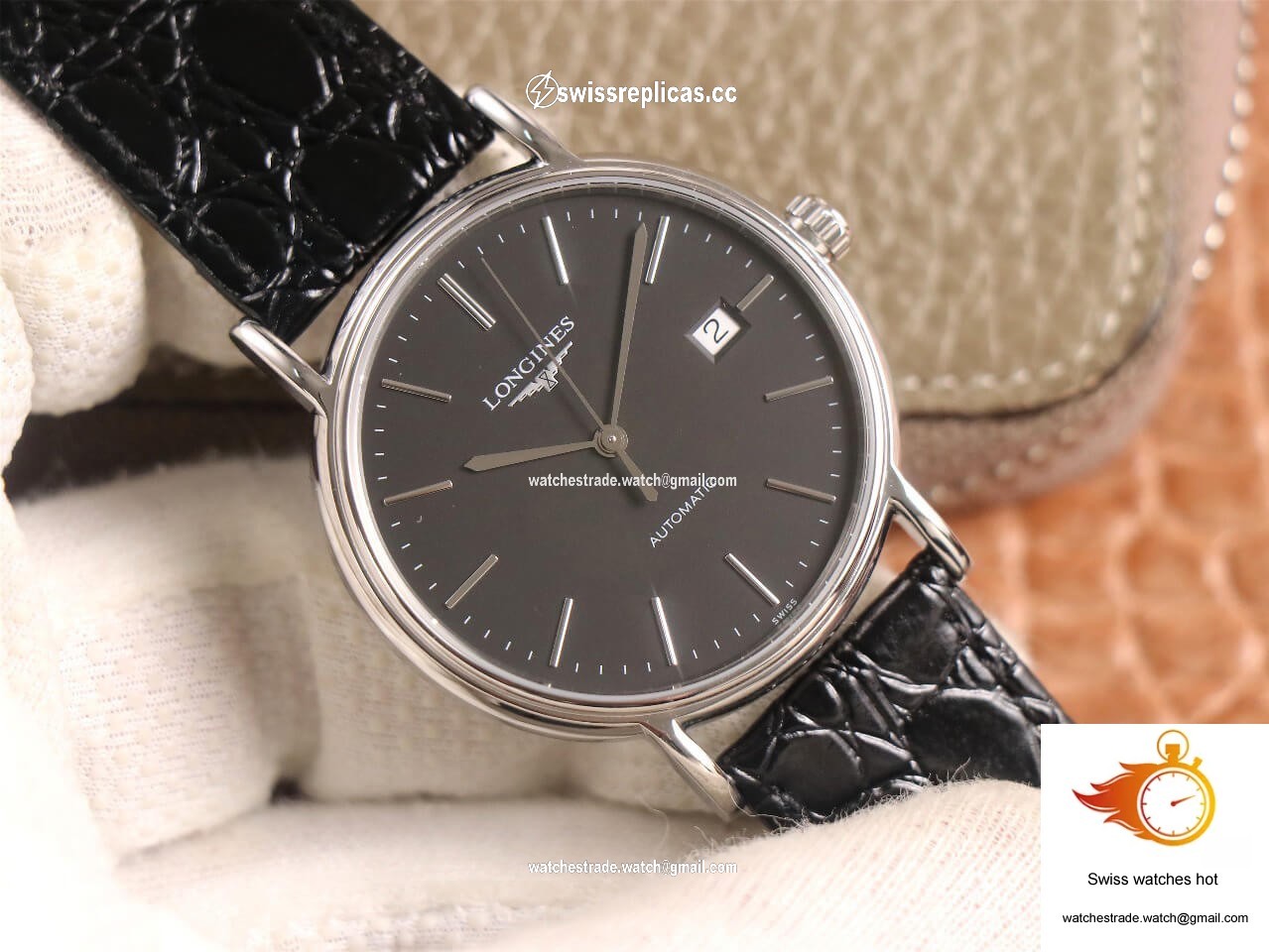 Longines Presence L4.921.4.52.2 KY factory Black Dial 3