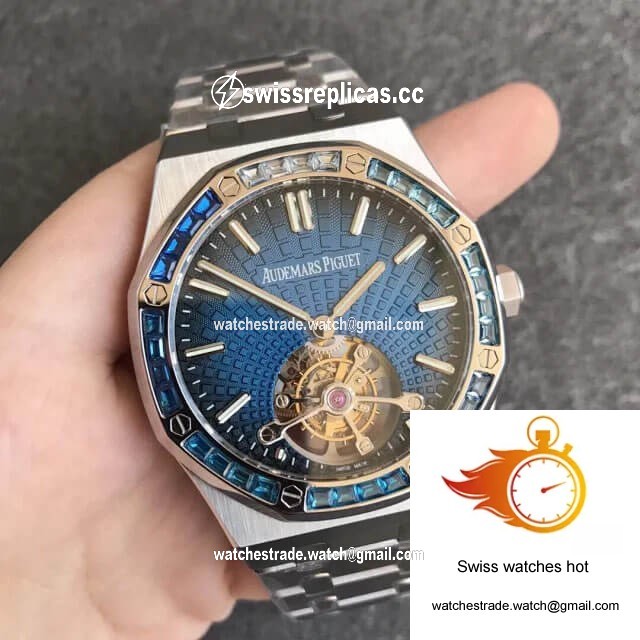 Audemars Piguet Royal Oak Tourbillon 26521PT.YY.1220PT.01 R8 Factory Smoky Blue Dial 3