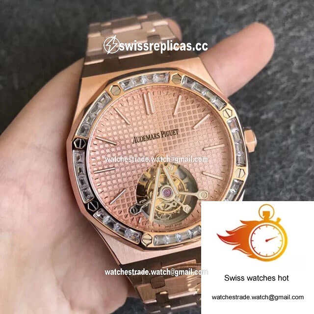 Audemars Piguet Royal Oak Tourbillon Extra Thin 26514OR.ZZ.1220OR.01 R8 Factory Diamond Bezel 3