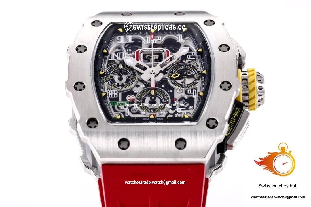 Richard Mille RM11-03RG KV Factory Titanium Red Strap 3