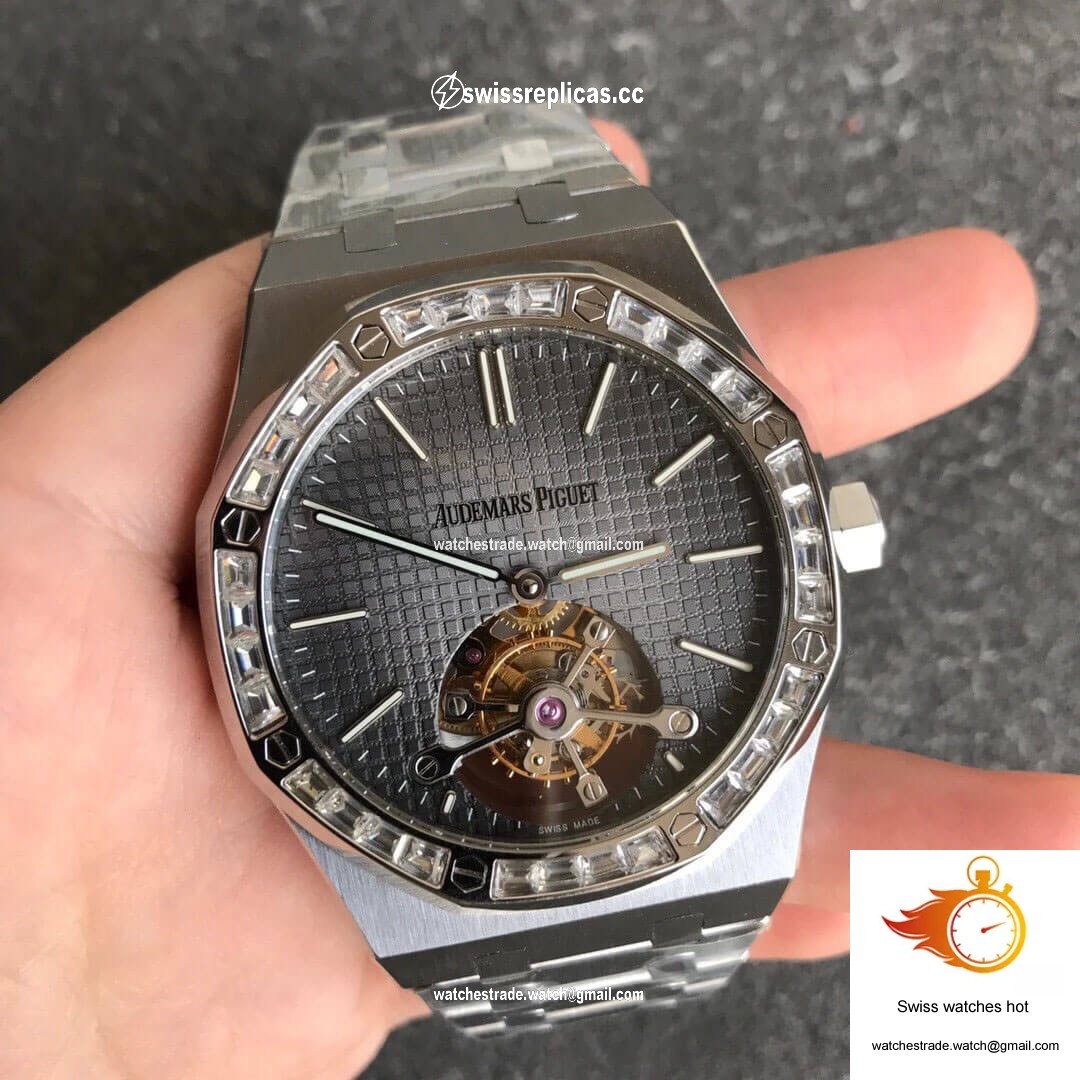 Audemars Piguet Royal Oak Tourbillon Extra Thin 26516PT.ZZ.1220PT.01 R8 Factory Grey Dial 3