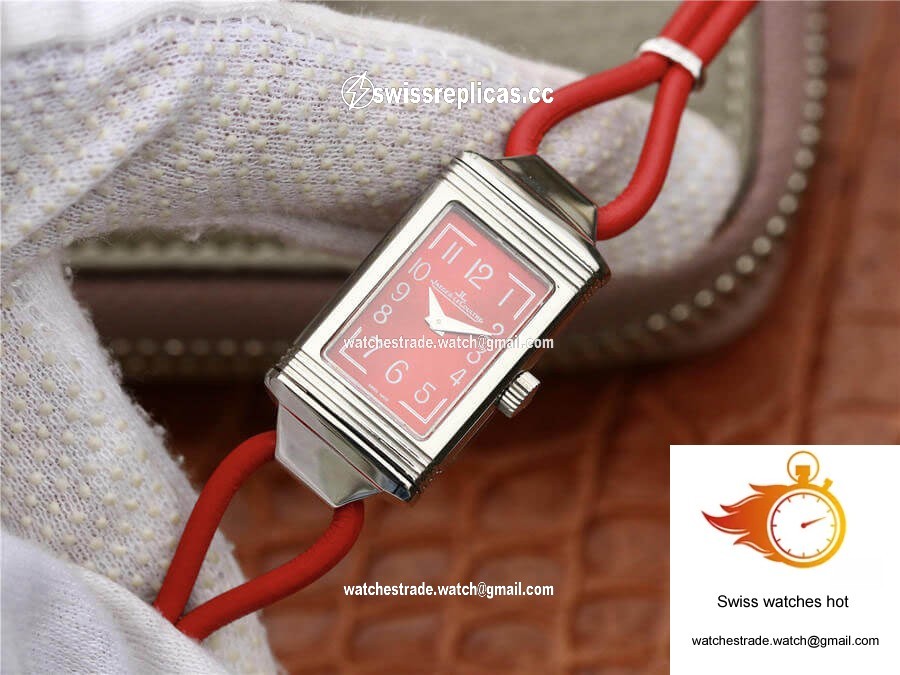 Jaeger-LeCoultre Reverso 3268560 MG Factory Stainless Steel Red Dial 3