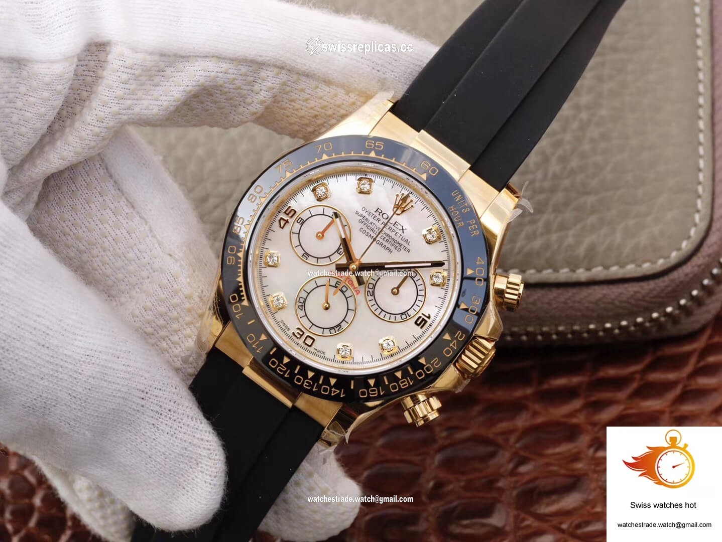 Rolex Daytona Cosmograph M116518ln-0037 JH Factory V6 Diamond Dial 3