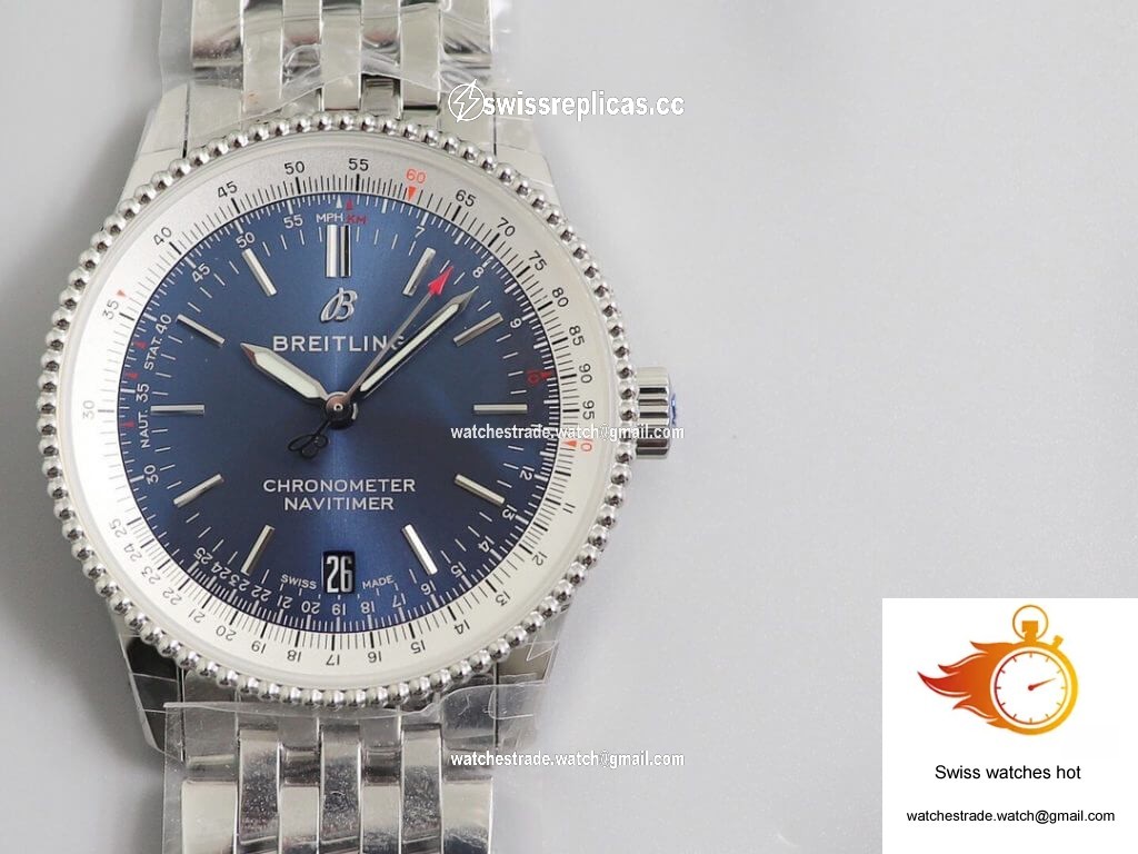 Breitling Navitimer Automatic 38 A17325211C1A1 KOR Factory Blue Dial 3